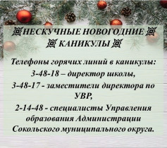 Телефоны горячих линий.